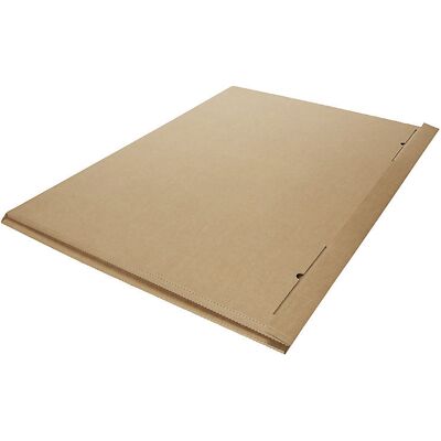 ratioform Flach-/Kalender-Pack, 1-wellig, Innen-LxBxH 1200 x 850 x 15 mm, braun, ab 50 Stk ratioform Flach-/Kalender-Pack, 1-wellig, Innen-LxBxH 1200 x 850 x 15 mm, braun, ab 50 Stk