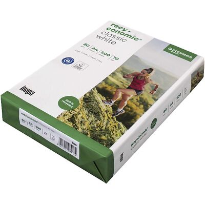 Kaiserkraft Kopierpapier - Recycling - A4 - 80 g/m² - Weiß Kaiserkraft Kopierpapier - Recycling - A4 - 80 g/m² - Weiß