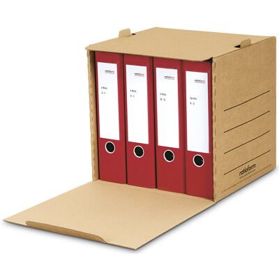 ratioform Ordner-Sammelbox, 1-wellig, Innenmaße 330 x 300 x 325 mm, Palette für VE 220 Stk ratioform Ordner-Sammelbox, 1-wellig, Innenmaße 330 x 300 x 325 mm, Palette für VE 220 Stk