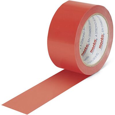 Kaiserkraft Roter PVC Selbstklebefilm - 50mm Breite - 66m Länge - Klebefilme Kaiserkraft Roter PVC Selbstklebefilm - 50mm Breite - 66m Länge - Klebefilme