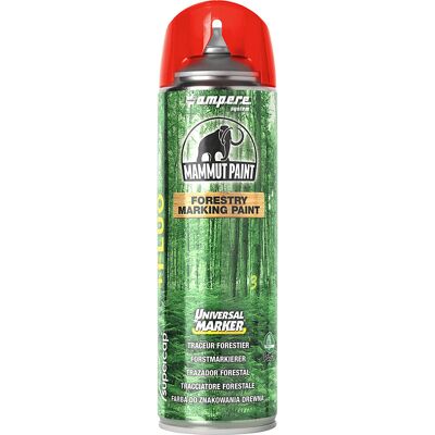 Ampere Forstmarkierer Mammut Paint Universal Marker® Fluo, Inhalt 500 ml, VE 12 Stk, rot Ampere Forstmarkierer Mammut Paint Universal Marker® Fluo, Inhalt 500 ml, VE 12 Stk, rot