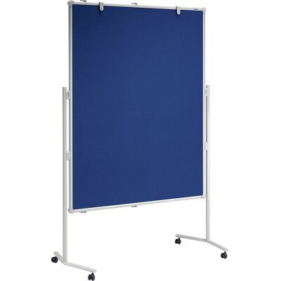 MAUL Moderationstafel MAULpro, Textil-Oberfläche, blau, BxH 1200 x 1500 mm MAUL Moderationstafel MAULpro, Textil-Oberfläche, blau, BxH 1200 x 1500 mm