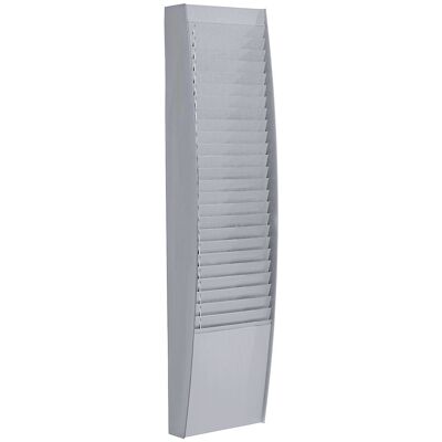 Paperflow Sortiertafel, 1 x 25 Fächer, HxBxT 1120 x 273 x 129 mm, alusilber Paperflow Sortiertafel, 1 x 25 Fächer, HxBxT 1120 x 273 x 129 mm, alusilber
