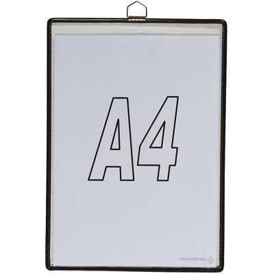 Tarifold Hänge-Klarsichttasche, für Format DIN A4, schwarz, VE 10 Stk Tarifold Hänge-Klarsichttasche, für Format DIN A4, schwarz, VE 10 Stk