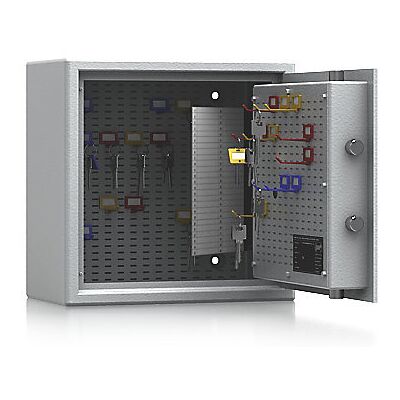 kaiserkraft Hellgrauer Schlüsselschrank - Sicherheit A, S1, 350x350x200mm kaiserkraft Hellgrauer Schlüsselschrank - Sicherheit A, S1, 350x350x200mm