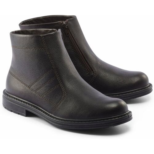 Jomos-Cityboot Lammfell - Braun - male - Size: 40