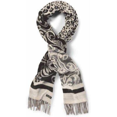 Fraas-Schal Cashmink - Schwarz-Grau - female - Size: 01 Fraas-Schal Cashmink - Schwarz-Grau - female - Size: 01