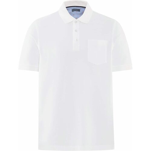Avena Polo-Pique Pima Cotton - Weiss - male - Size: 48