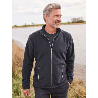 Avena Stehkragen Fleecejacke - Anthrazit - male - Size: 54 Avena Stehkragen Fleecejacke - Anthrazit - male - Size: 54
