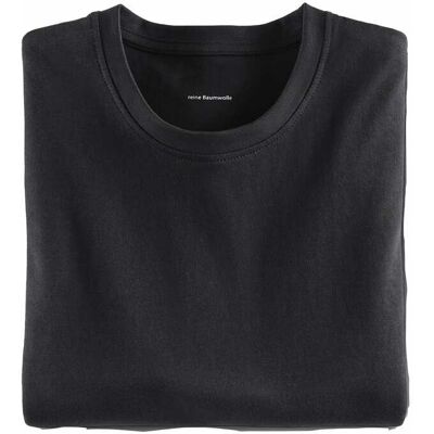 Avena Halbarm-Shirt Baumwolle - Schwarz - male - Size: 56 Avena Halbarm-Shirt Baumwolle - Schwarz - male - Size: 56