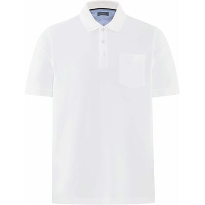 Avena Polo-Pique Pima Cotton - Weiss - male - Size: 52 Avena Polo-Pique Pima Cotton - Weiss - male - Size: 52
