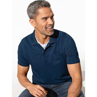 Avena Polo Pique Pima Cotton - Marine - male - Size: 56 Avena Polo Pique Pima Cotton - Marine - male - Size: 56