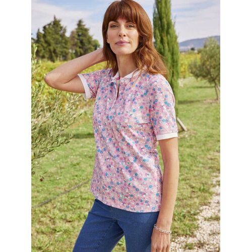 Avena Poloshirt Bio-Baumwolle - Lavendel gebl. - female - Size: 48