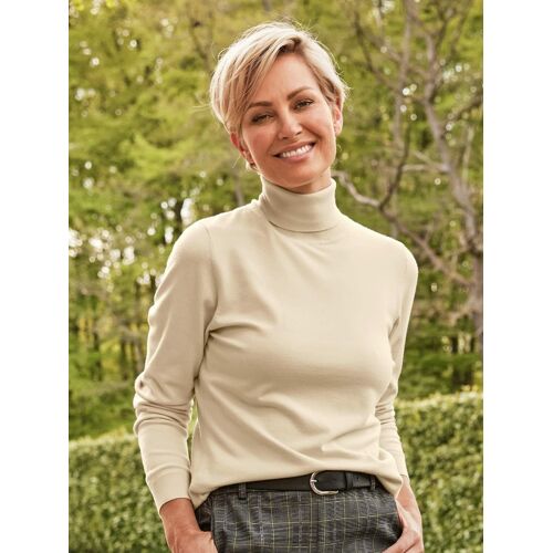 Avena Rollkragen-Pullover Supersoft - Hellbeige - female - Size: 42