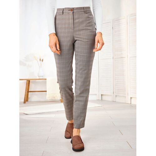 Avena Flexbundhose Karodessin - Beige kariert - female - Size: 46