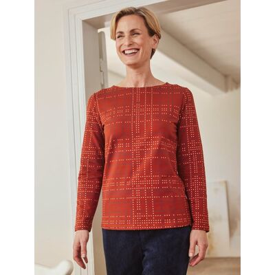 Avena Bio-Baumwoll-Shirt City Chic - Rostbraun gem. - female - Size: 50 Avena Bio-Baumwoll-Shirt City Chic - Rostbraun gem. - female - Size: 50