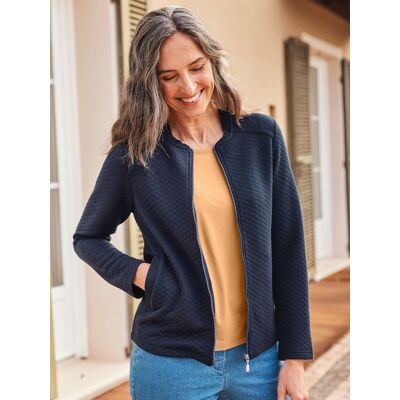 Avena Indoor-Jacke Sommerstepp - Marine - female - Size: 42 Avena Indoor-Jacke Sommerstepp - Marine - female - Size: 42