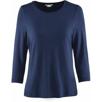 Avena Viskose-Shirt 3/4 Arm - Marine - female - Size: 42 Avena Viskose-Shirt 3/4 Arm - Marine - female - Size: 42