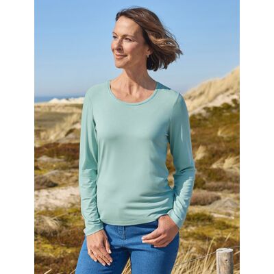 Avena Viskose-Shirt Langarm - Salbei - female - Size: 38 Avena Viskose-Shirt Langarm - Salbei - female - Size: 38