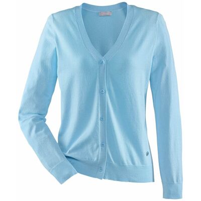 Avena Strick-Caridgan Supersoft - Aqua - female - Size: 48 Avena Strick-Caridgan Supersoft - Aqua - female - Size: 48