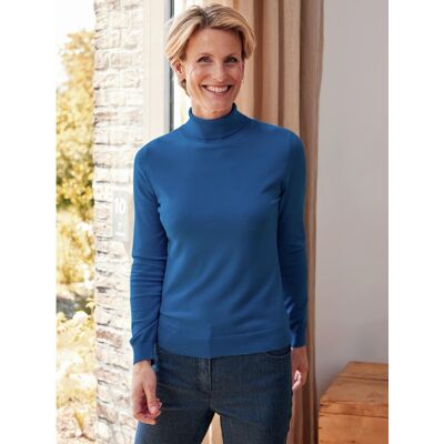 Avena Rollkragen-Pullover Supersoft - Royal-Blau - female - Size: 46 Avena Rollkragen-Pullover Supersoft - Royal-Blau - female - Size: 46