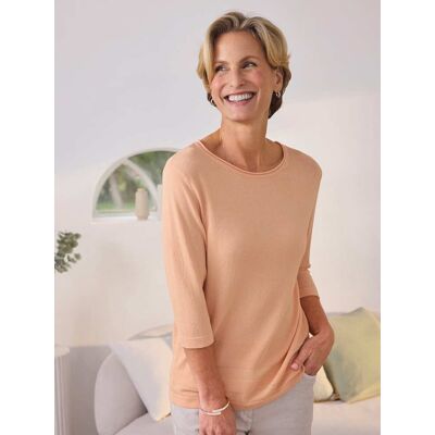 Avena Viskose Pullover kühlend - Pfirsich - female - Size: 44 Avena Viskose Pullover kühlend - Pfirsich - female - Size: 44
