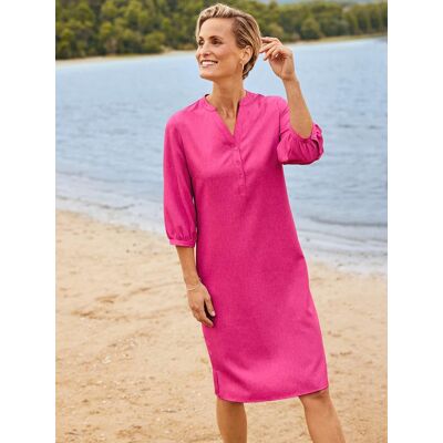 Avena Bügelfreies Kleid Reise-Leinen - Beere - female - Size: 44 Avena Bügelfreies Kleid Reise-Leinen - Beere - female - Size: 44