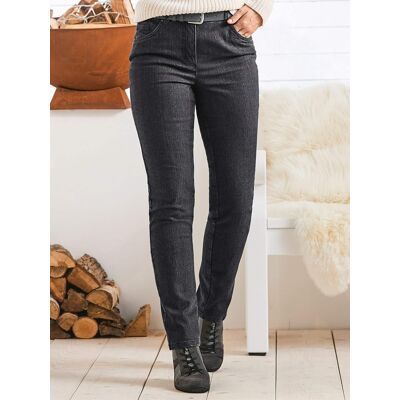 Avena Baumwoll-Thermojeans - Grey Denim - female - Size: 40 Avena Baumwoll-Thermojeans - Grey Denim - female - Size: 40