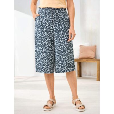 Avena Jersey-Hosenrock Schlupfbund - Marine gemustert - female - Size: 44 Avena Jersey-Hosenrock Schlupfbund - Marine gemustert - female - Size: 44