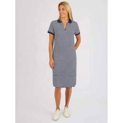 Rabe Strick-Polo-Kleid - Marine - female - Size: 40 Rabe Strick-Polo-Kleid - Marine - female - Size: 40