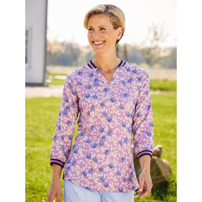 Avena Stretch-Bluse Viskose - Flieder - female - Size: 46 Avena Stretch-Bluse Viskose - Flieder - female - Size: 46