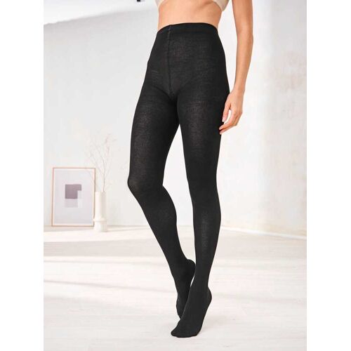 Avena Stützstrumpfhose Bio-Baumwolle - Schwarz - female - Size: M