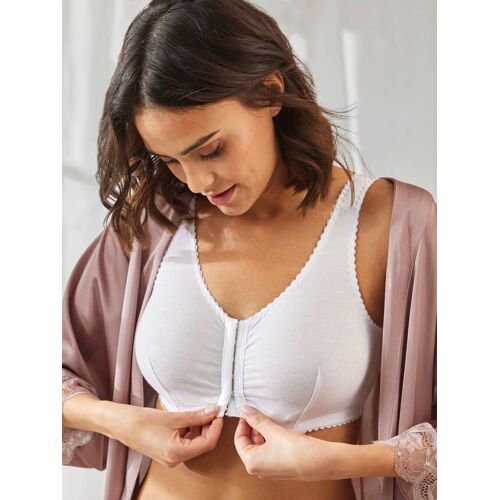 Avena Vorderverschluss-Bustier Softness - Weiß - female - Size: 100C