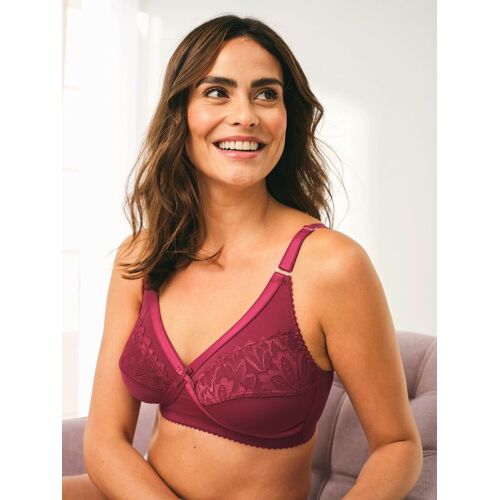 Avena Form-BH Stütz-Kreuz - Bordeaux - female - Size: 95E