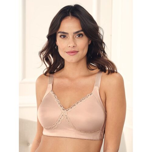 Avena Wohlfühl-BH Stütz-Kreuz - Puder - female - Size: 90C