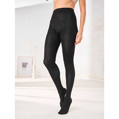 Avena Stützstrumpfhose Bio-Baumwolle - Schwarz - female - Size: L Avena Stützstrumpfhose Bio-Baumwolle - Schwarz - female - Size: L