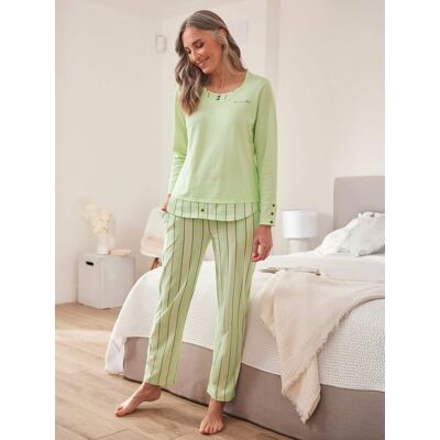 Avena Klimasoft-Schlafanzug Frische Kick - Limette - female - Size: 38 Avena Klimasoft-Schlafanzug Frische Kick - Limette - female - Size: 38