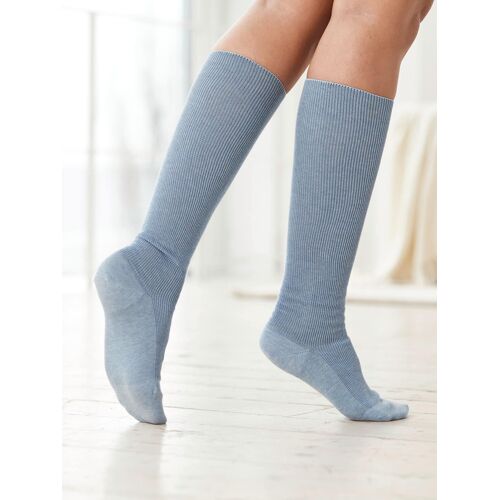 Avena Stützstrumpf Sensitiv 2 Paar - Jeansblau - male - Size: 36-38