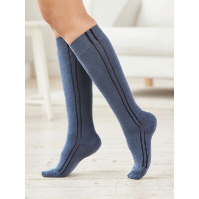 Avenafit-Thermo-Stützstrumpf 2 Paar - Jeansblau - male - Size: 45-47 Avenafit-Thermo-Stützstrumpf 2 Paar - Jeansblau - male - Size: 45-47