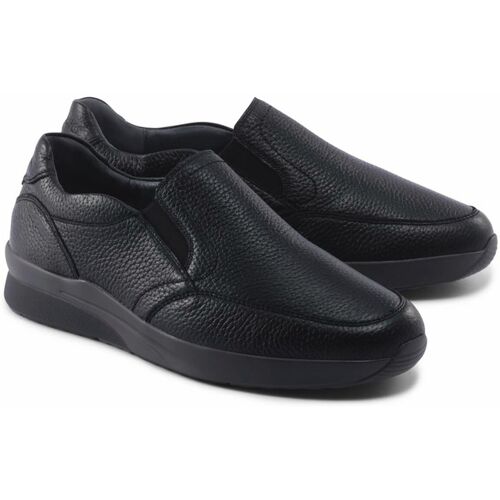 Waldläufer Hirschleder Slipper - Schwarz - male - Size: 45