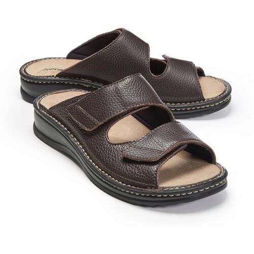 Avena Hallux-Klettpantolette Supersoft - Braun - male - Size: 44