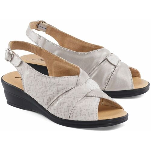 Avena Peeptoe-Sandale Extrasoft - Silber - female - Size: 37