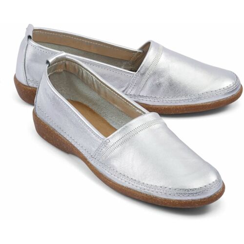 Avena Butterweich-Slipper - Silber - female - Size: 39