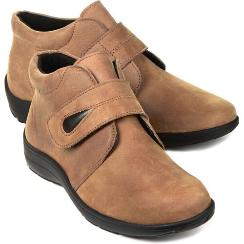 Avena Klett-Bootie Federleicht - Cognac - female - Size: 38