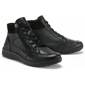 Avena Hirschleder-Stiefelette Bequemweite - Schwarz - female - Size: 37 Avena Hirschleder-Stiefelette Bequemweite - Schwarz - female - Size: 37