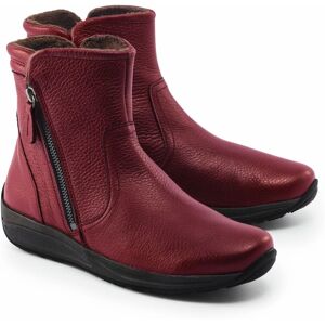 Avena Hirschleder-Bootie Warmfutter - Bordeaux - female - Size: 40 Avena Hirschleder-Bootie Warmfutter - Bordeaux - female - Size: 40