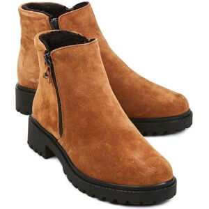 Avena Hallux-Stiefelette Kuschelweich - Cognac - female - Size: 39 Avena Hallux-Stiefelette Kuschelweich - Cognac - female - Size: 39