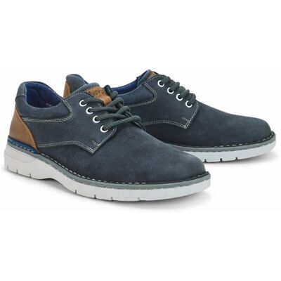Avena Freizeitderby Bequemweite - Blau - male - Size: 45 Avena Freizeitderby Bequemweite - Blau - male - Size: 45