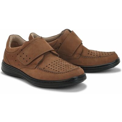 Jomos Bequem-Leicht-Klettschuh - Braun - male - Size: 45 Jomos Bequem-Leicht-Klettschuh - Braun - male - Size: 45