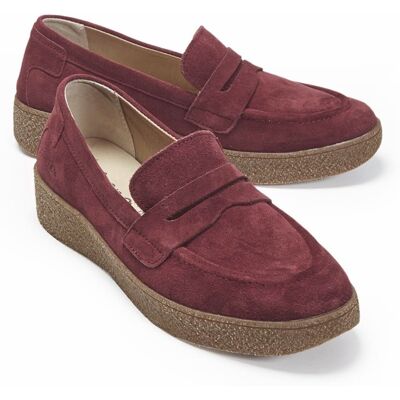 Avena Komfort-Slipper Samtvelours - Bourdeaux - female - Size: 41 Avena Komfort-Slipper Samtvelours - Bourdeaux - female - Size: 41
